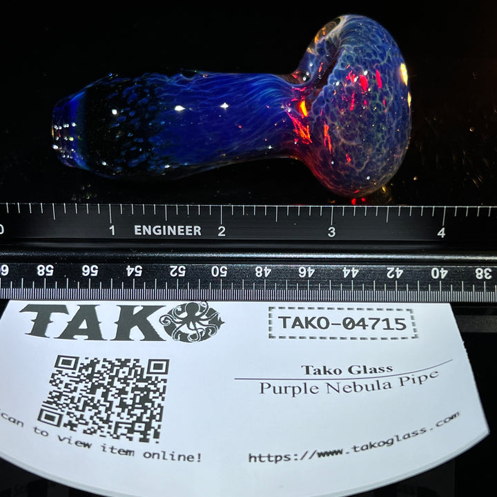 Purple Nebula Pipe Glass Pipe Tako Glass   