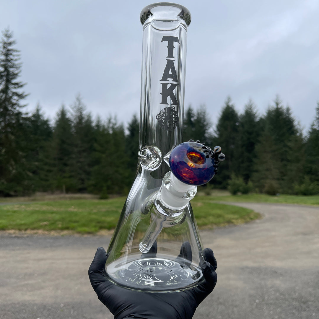 9 mm TAKO Deluxe Frog Beaker Bong 12" Glass Pipe Tako Glass   