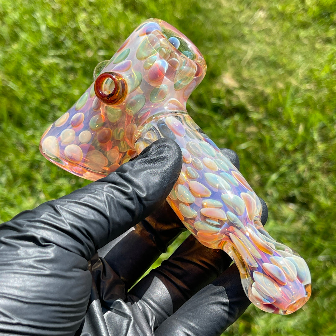 Moon Dot Fume Hammer with Opal Glass Pipe Tiny Mike   