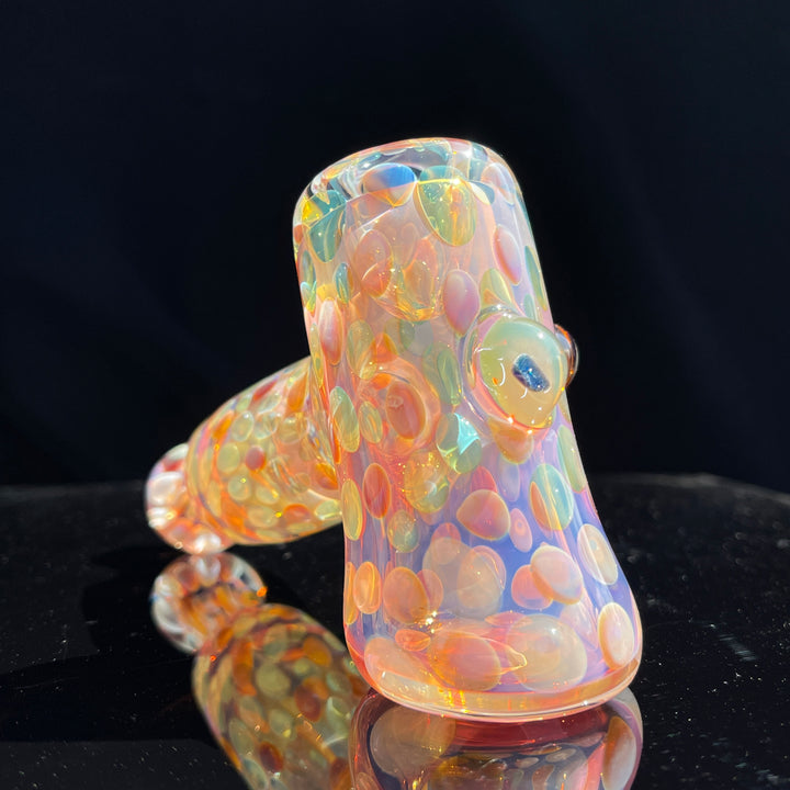 Moon Dot Fume Hammer with Opal Glass Pipe Tiny Mike   