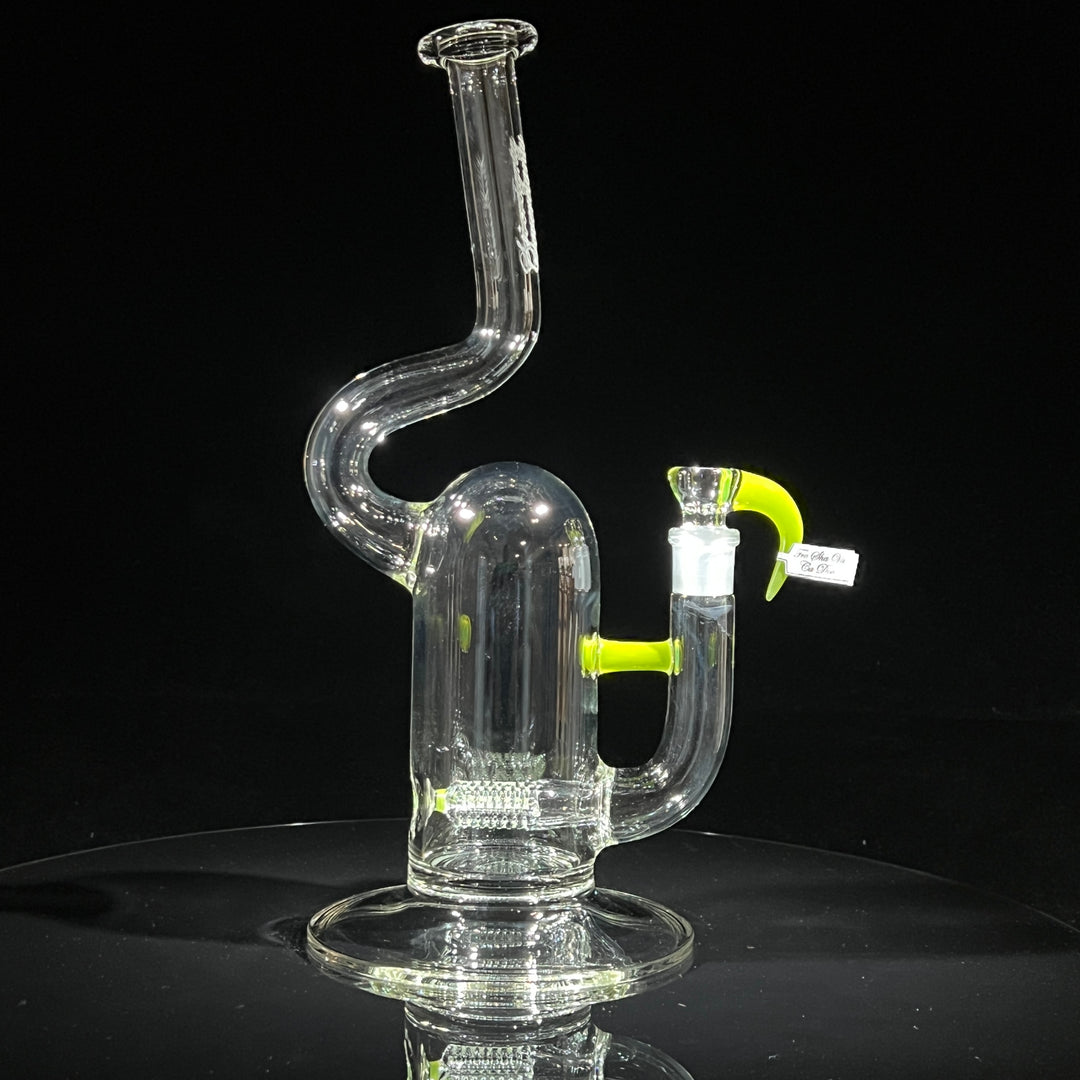 Sovereignty Glass King 9 Cut Threeline - Minor Accent w/ Natty Neck Glass Pipe Sovereignty Glass