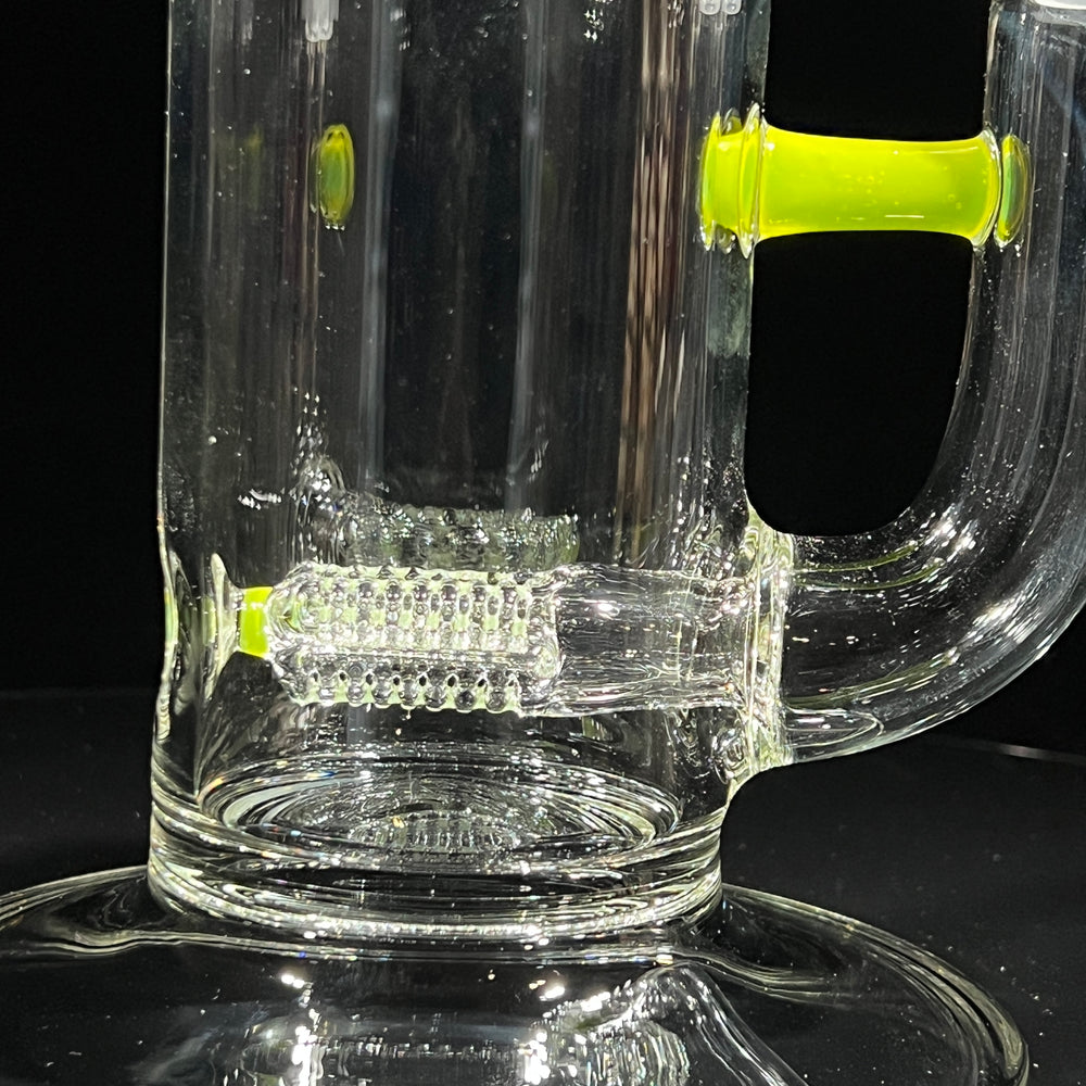 Sovereignty Glass King 9 Cut Threeline - Minor Accent w/ Natty Neck Glass Pipe Sovereignty Glass