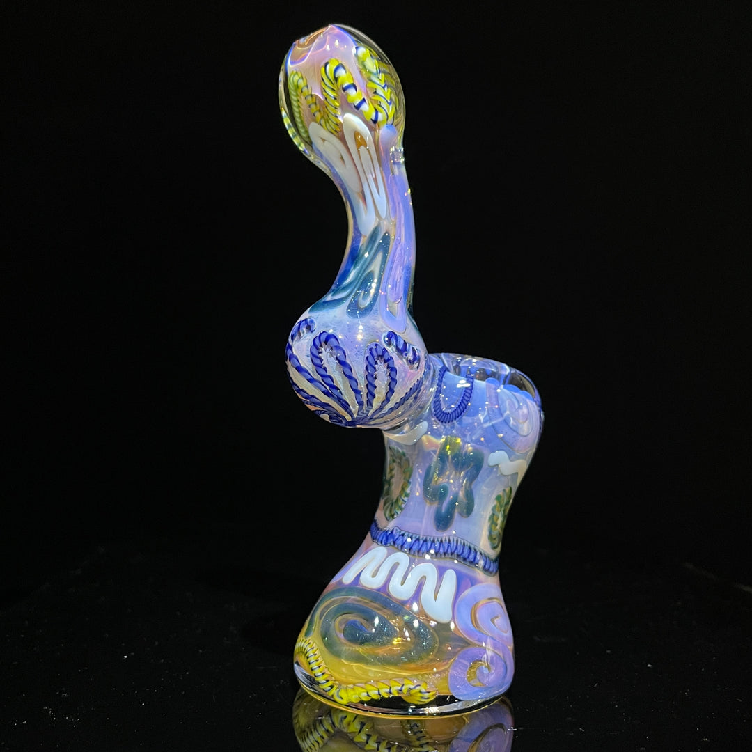 Inside Out Sherlock Bubbler Glass Pipe Tiny Mike   