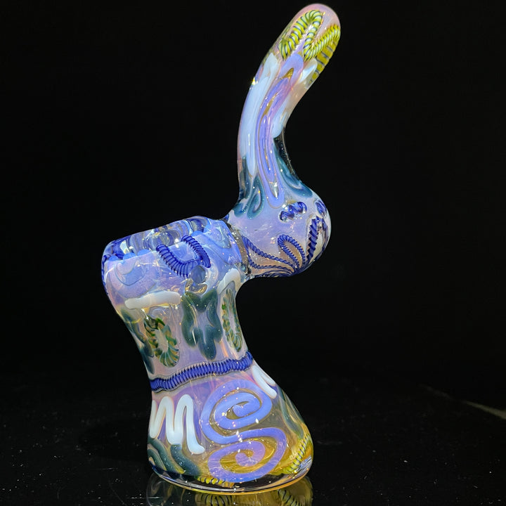 Inside Out Sherlock Bubbler Glass Pipe Tiny Mike   