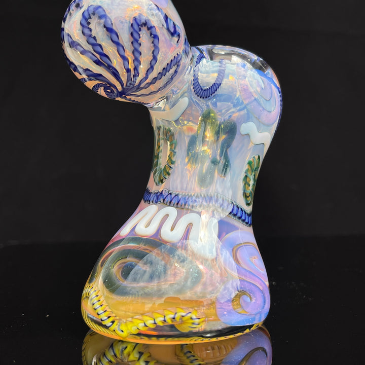 Inside Out Sherlock Bubbler Glass Pipe Tiny Mike   