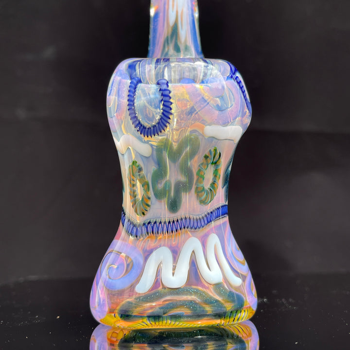 Inside Out Sherlock Bubbler Glass Pipe Tiny Mike   