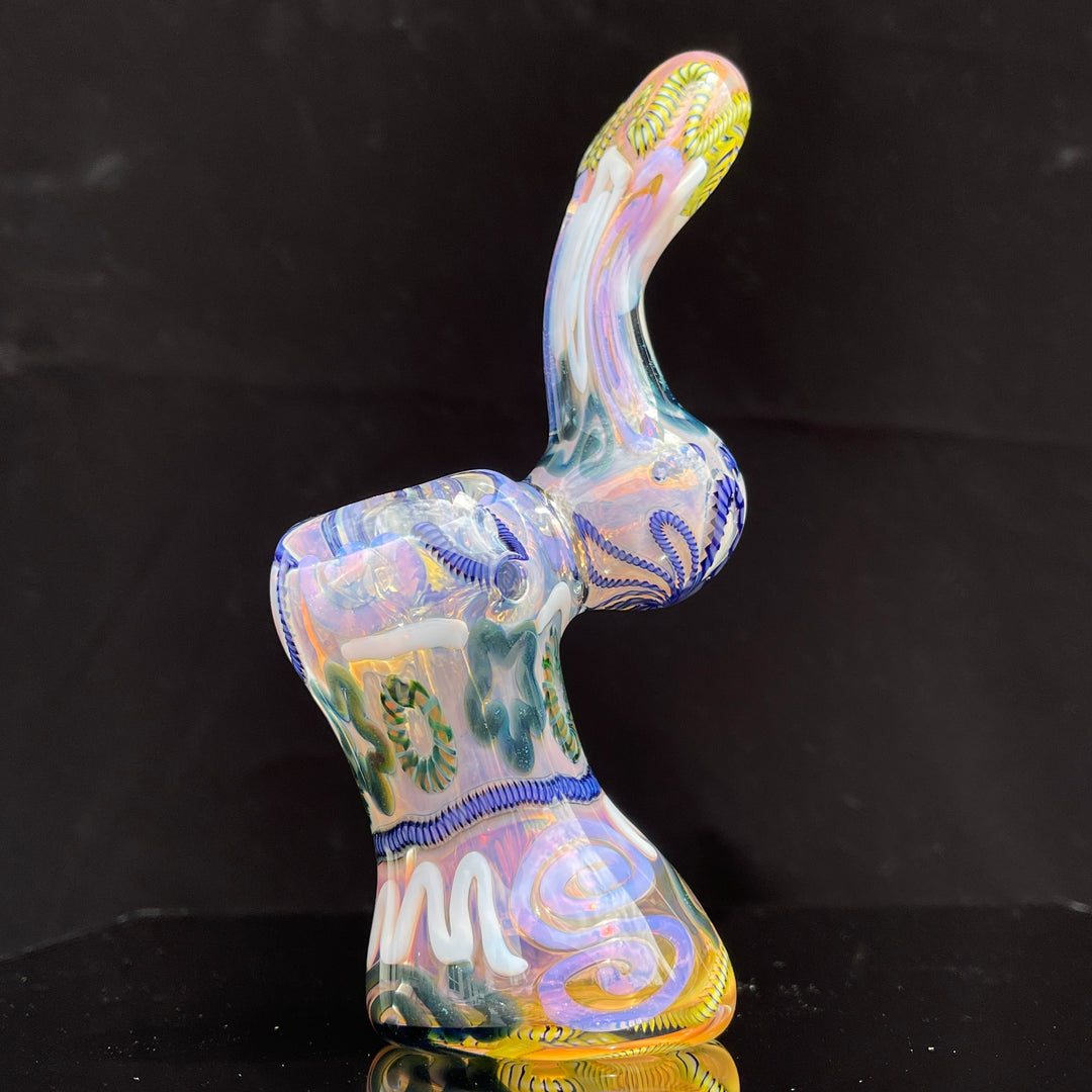 Inside Out Sherlock Bubbler Glass Pipe Tiny Mike   