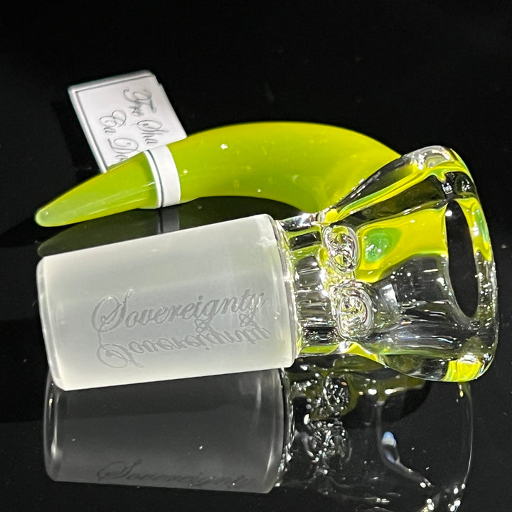 Sovereignty Glass King 9 Cut Threeline - Minor Accent w/ Natty Neck Glass Pipe Sovereignty Glass