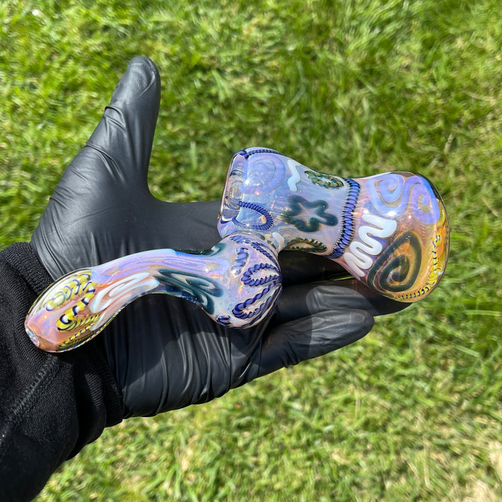 Inside Out Sherlock Bubbler Glass Pipe Tiny Mike   