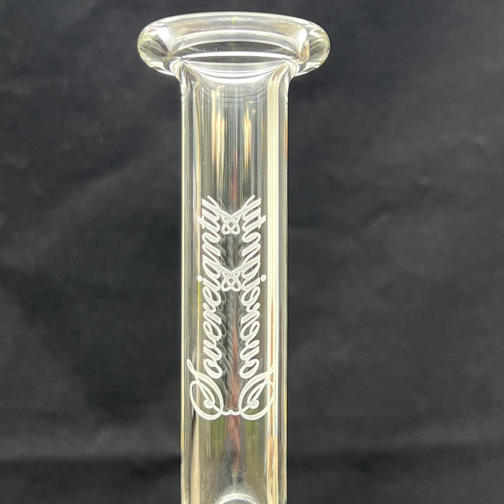 Sovereignty Glass King 9 Cut Threeline - Minor Accent w/ Natty Neck Glass Pipe Sovereignty Glass