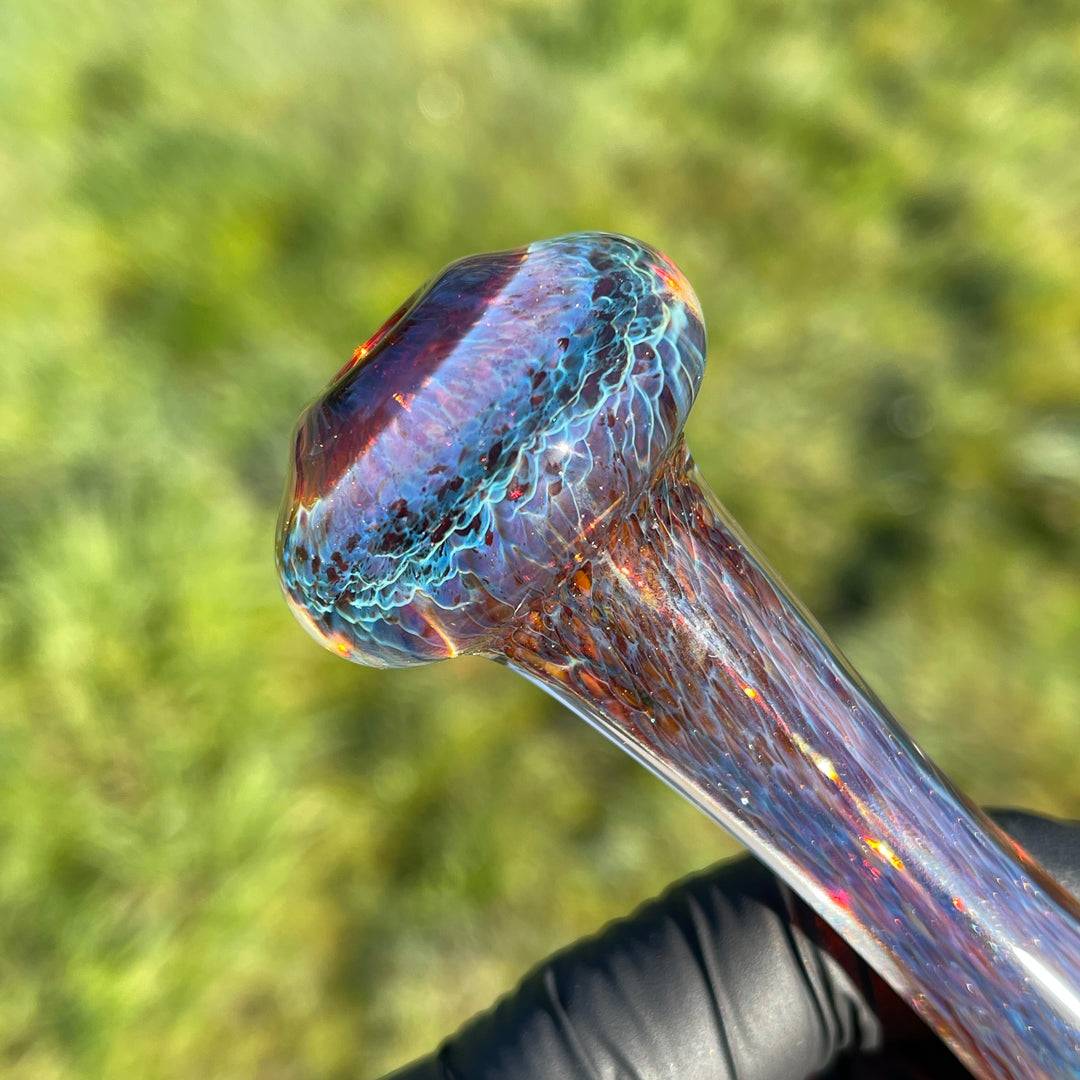 Purple Magic Frog Bubbler Glass Pipe Beezy Glass   