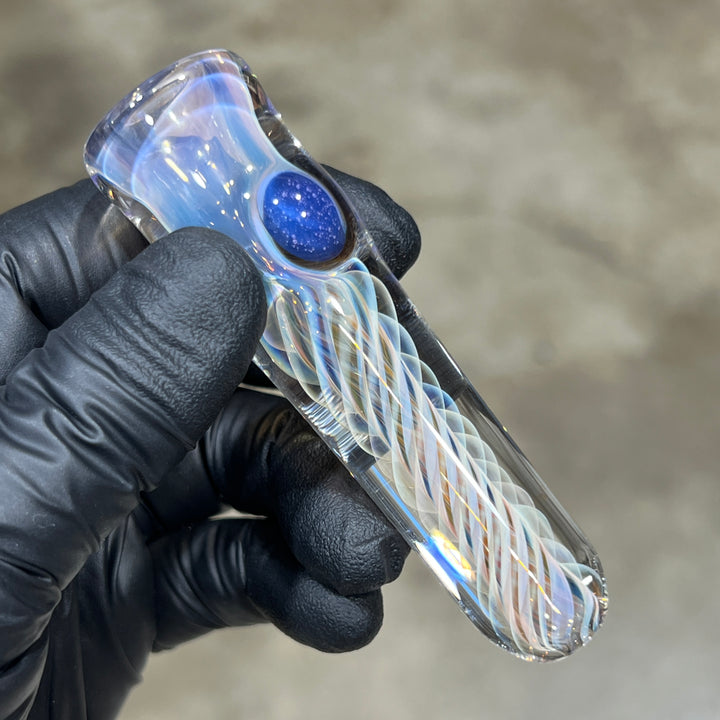 Thick Fume Chillum Glass Pipe Chuck Glass   