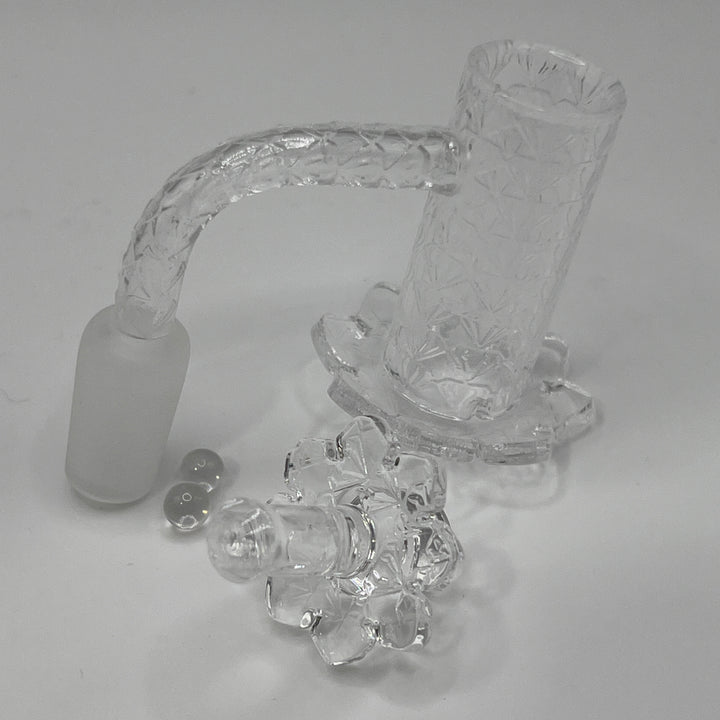 14 mm 90° Diamond Quartz Banger Accessory TG   