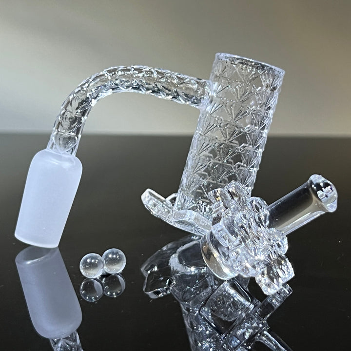 14 mm 90° Diamond Quartz Banger Accessory TG   