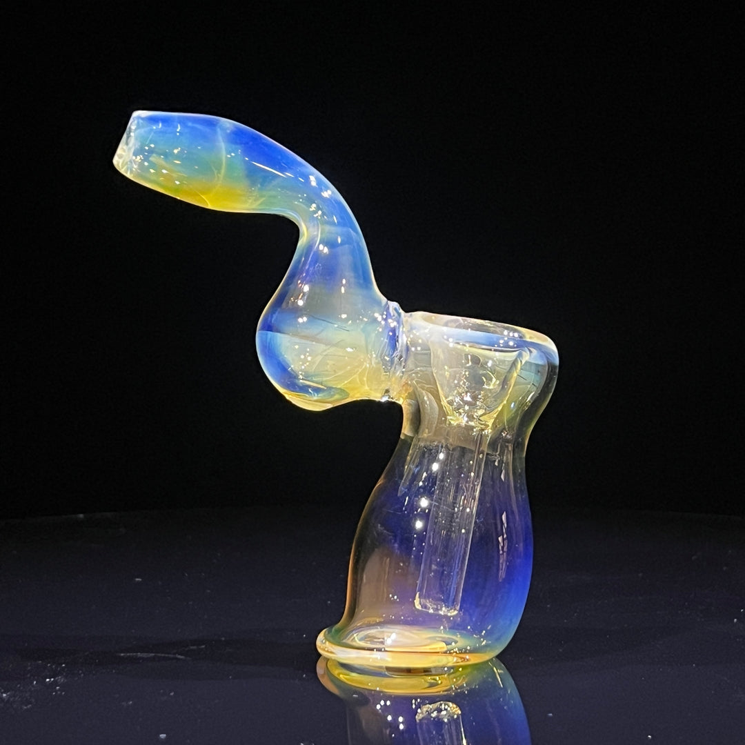 Fumed Bubbler Glass Pipe Mary Jane's Glass