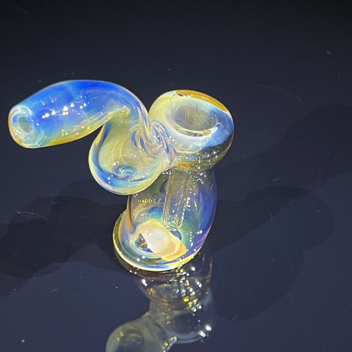 Fumed Bubbler Glass Pipe Mary Jane's Glass
