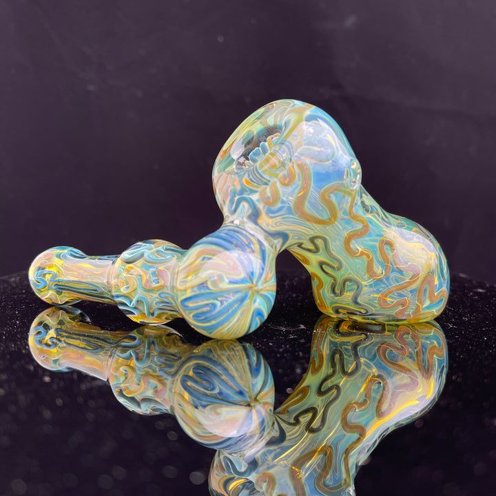 Inside Out Fume Sidecar Bubbler Glass Pipe Tiny Mike   