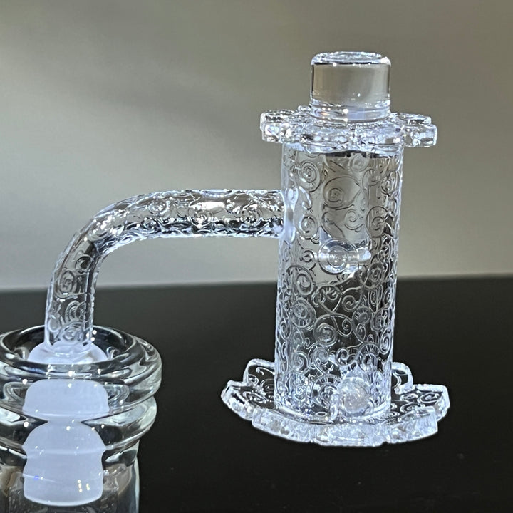 14 mm 90° Clouds Quartz Banger Accessory TG   