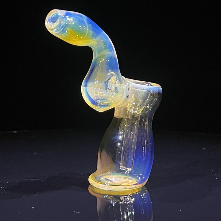 Fumed Bubbler Glass Pipe Mary Jane's Glass