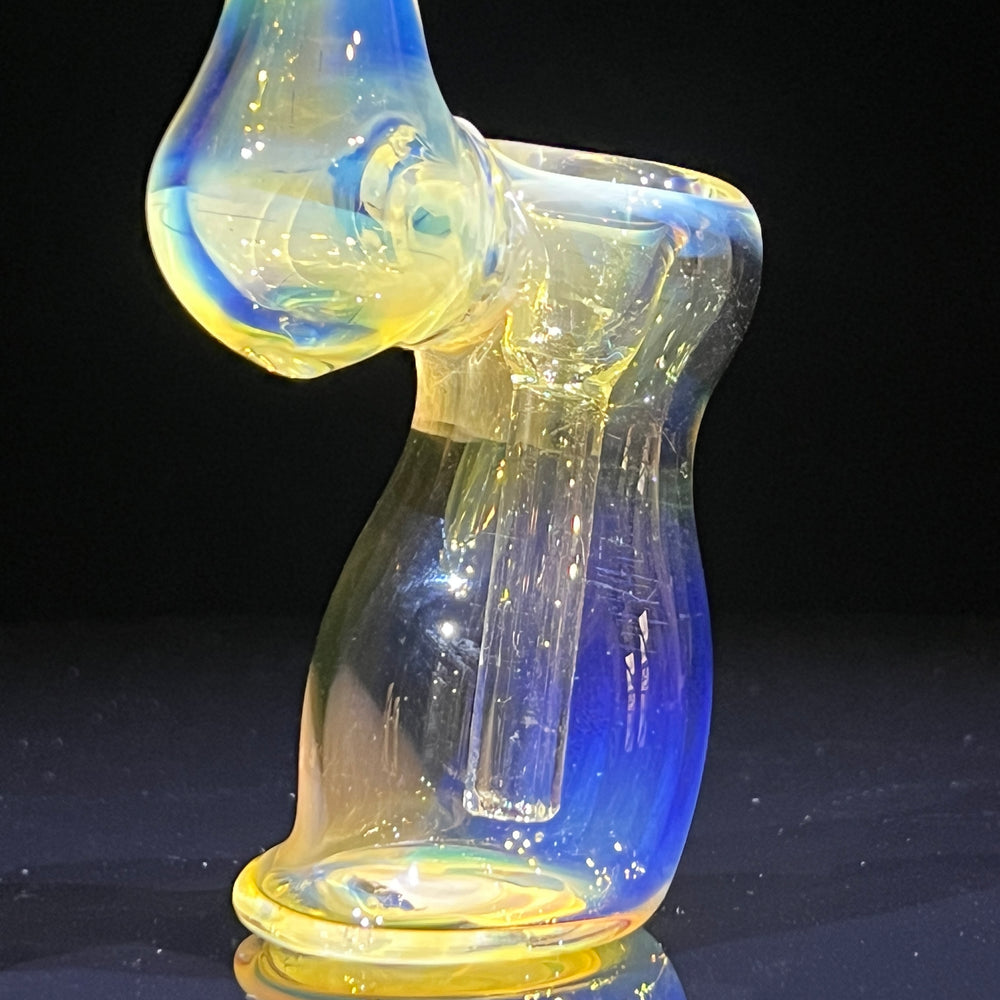 Fumed Bubbler Glass Pipe Mary Jane's Glass