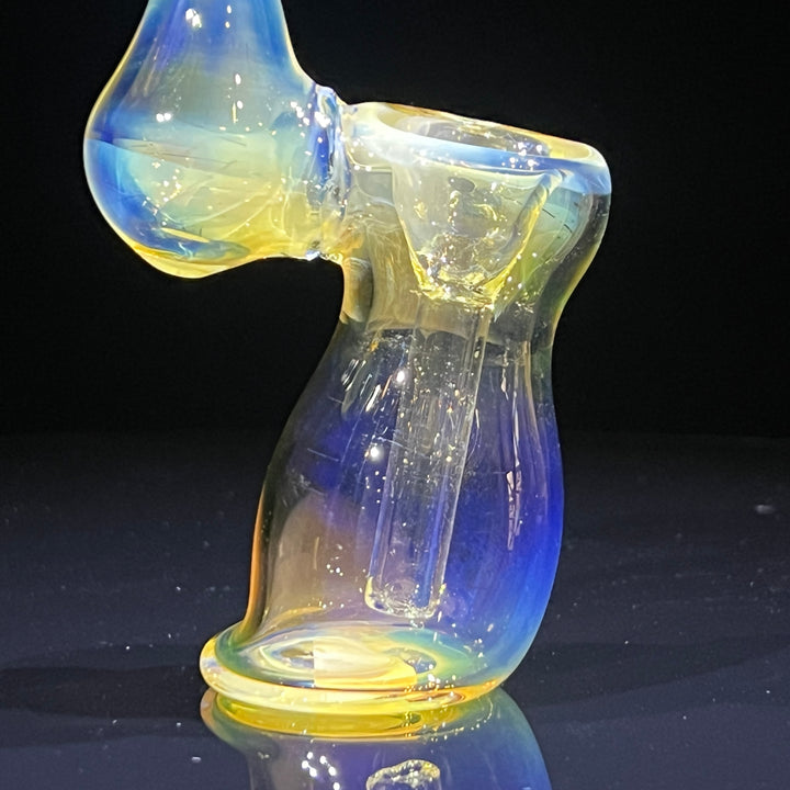 Fumed Bubbler Glass Pipe Mary Jane's Glass