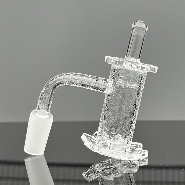 14 mm 90° Clouds Quartz Banger Accessory TG   