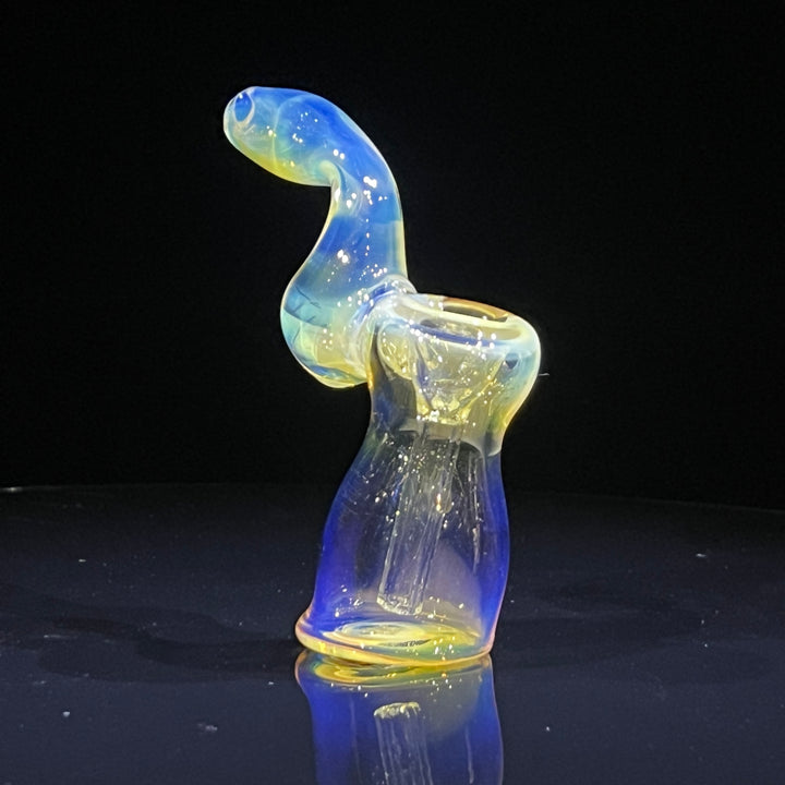 Fumed Bubbler Glass Pipe Mary Jane's Glass