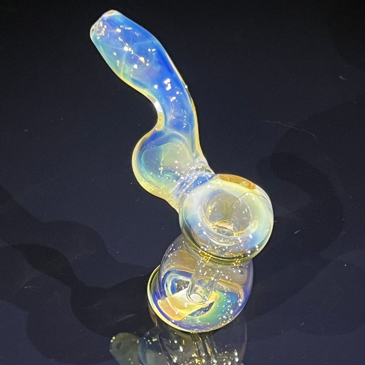 Fumed Bubbler Glass Pipe Mary Jane's Glass