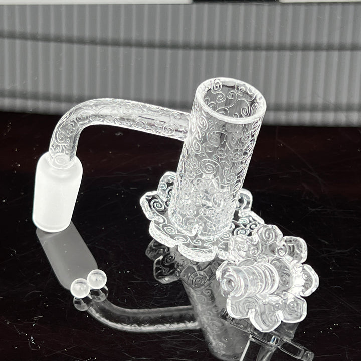 14 mm 90° Clouds Quartz Banger Accessory TG   