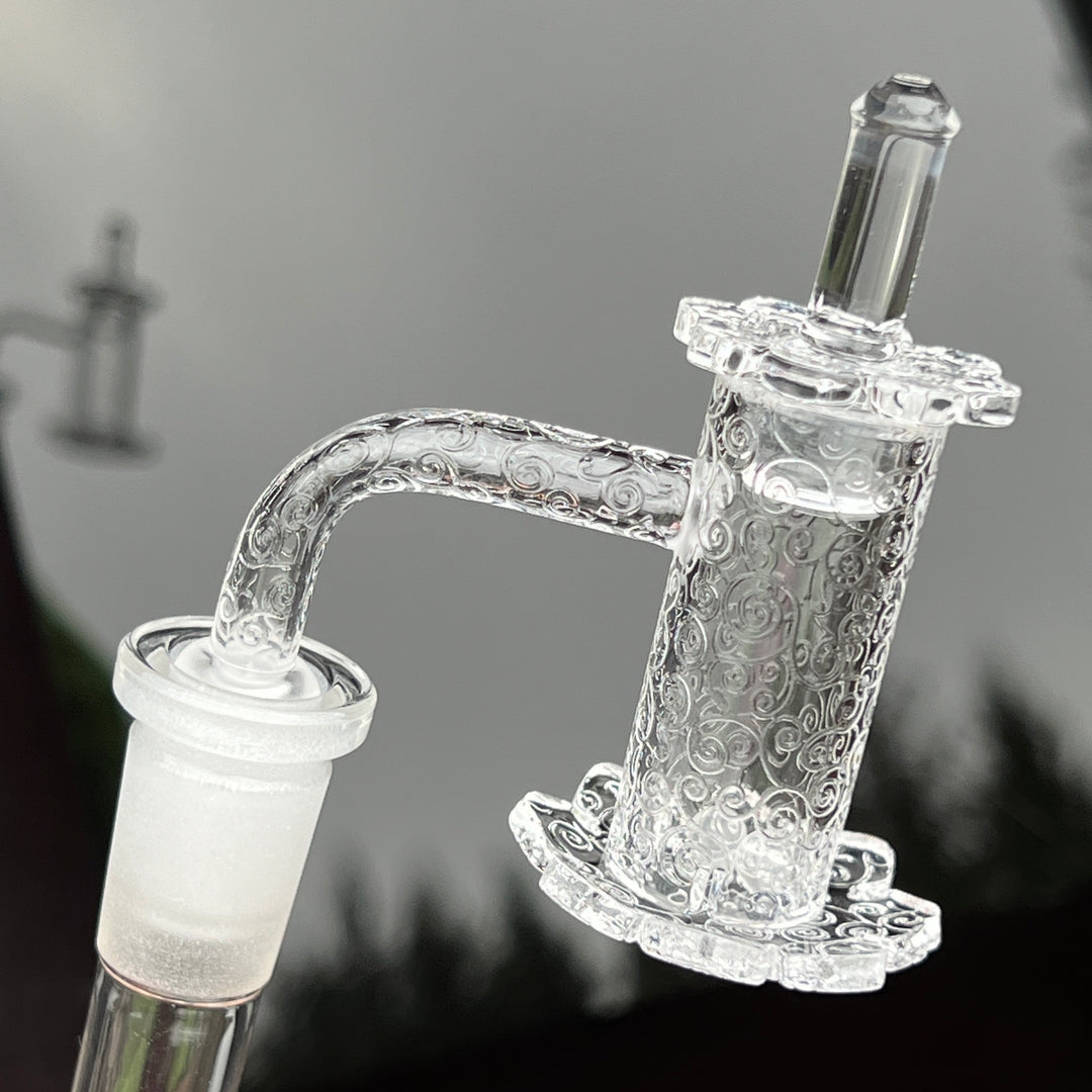 14 mm 90° Clouds Quartz Banger Accessory TG   