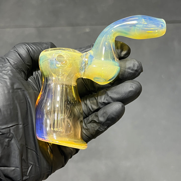 Fumed Bubbler Glass Pipe Mary Jane's Glass