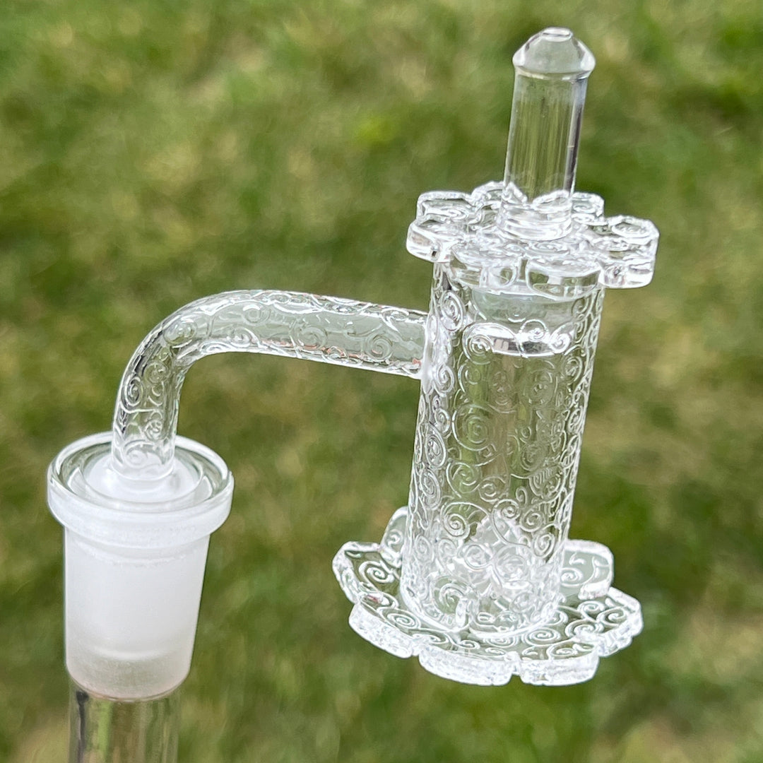 14 mm 90° Clouds Quartz Banger Accessory TG   