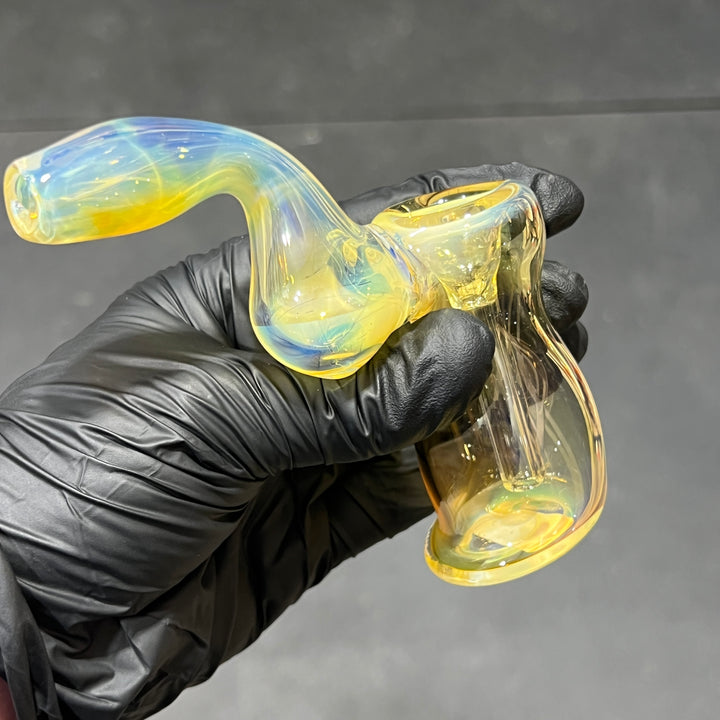 Fumed Bubbler Glass Pipe Mary Jane's Glass