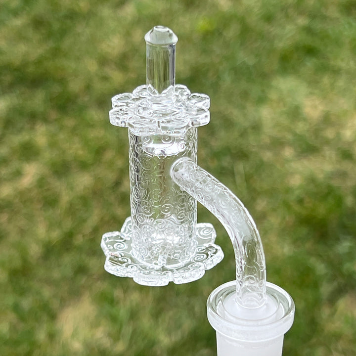 14 mm 90° Clouds Quartz Banger Accessory TG   