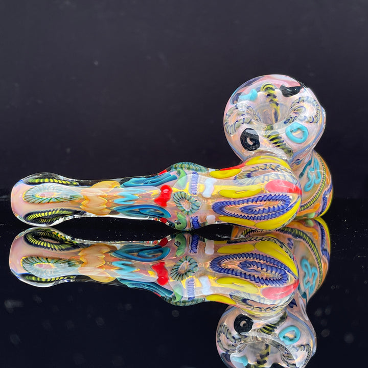 Inside Out Sidecar Bubbler Glass Pipe Tiny Mike   