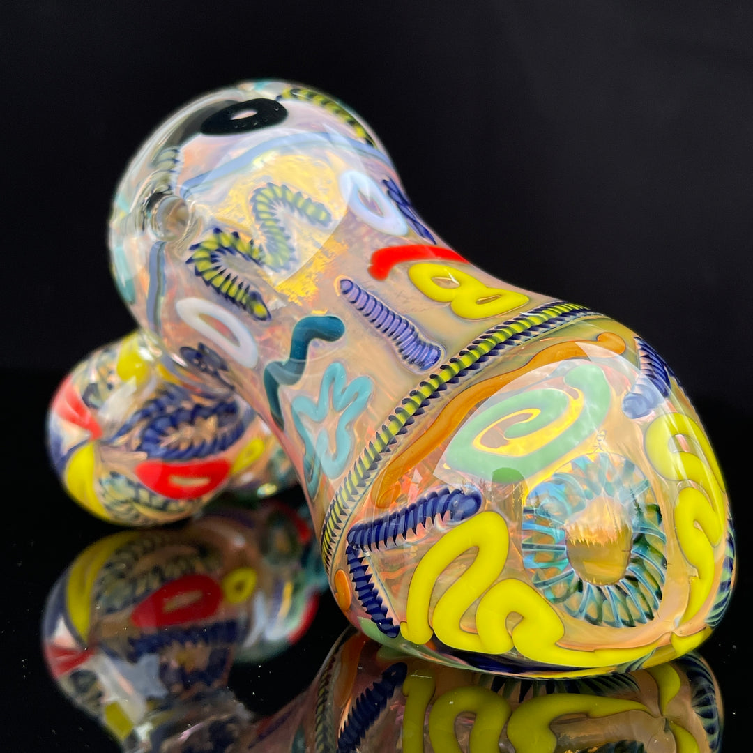 Inside Out Sidecar Bubbler Glass Pipe Tiny Mike   