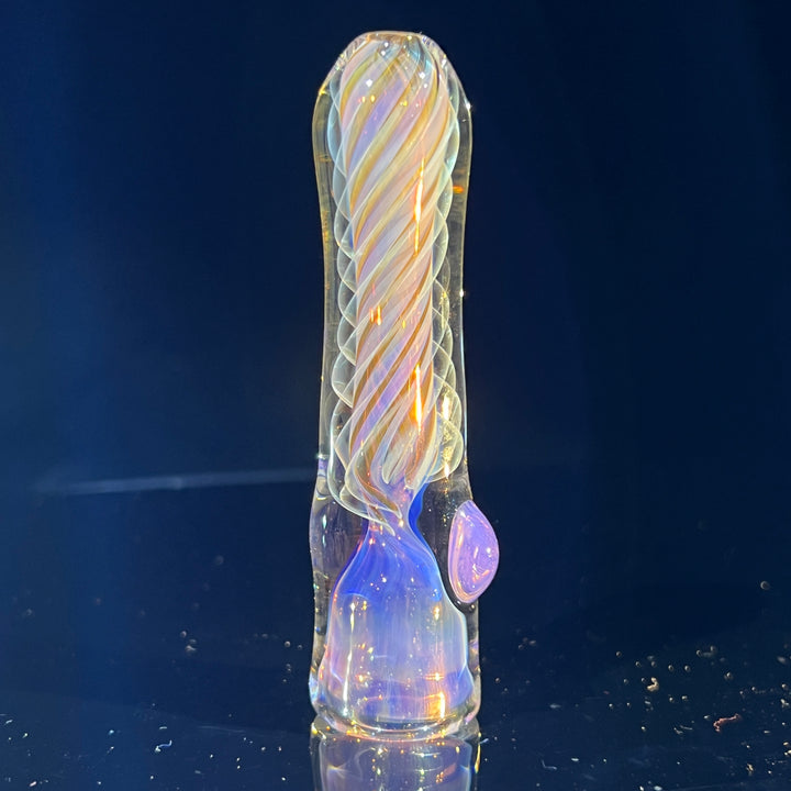 Thick Fume Chillum Glass Pipe Chuck Glass   