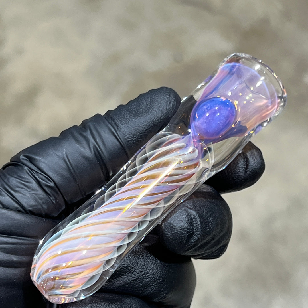 Thick Fume Chillum Glass Pipe Chuck Glass   