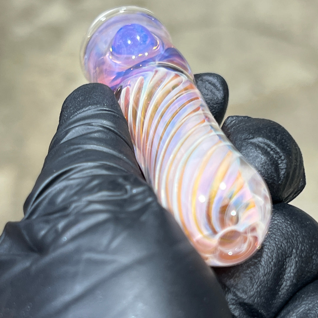 Thick Fume Chillum Glass Pipe Chuck Glass   