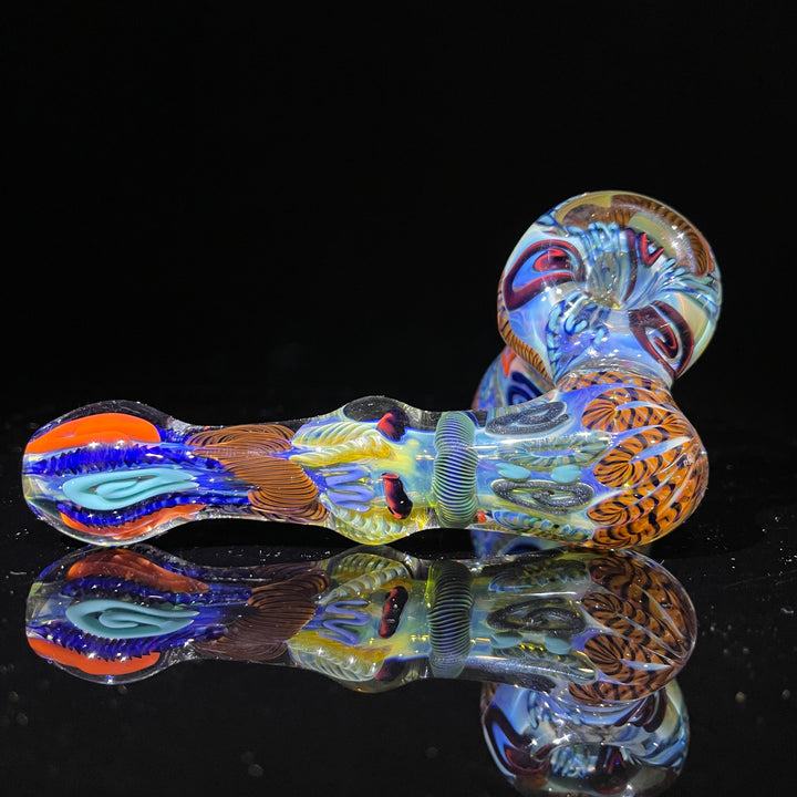 Inside Out Sidecar Bubbler Glass Pipe Tiny Mike   