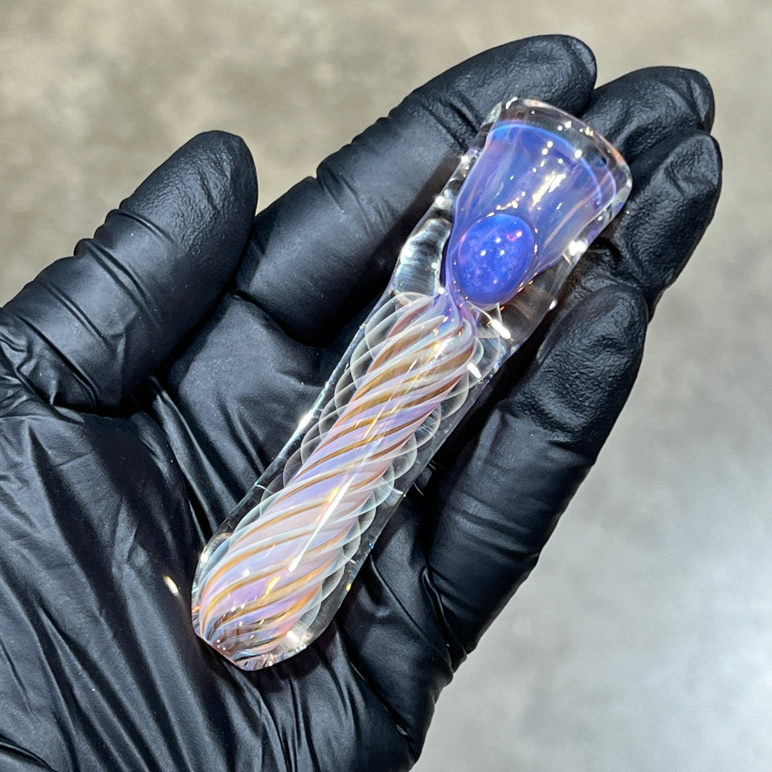 Thick Fume Chillum Glass Pipe Chuck Glass   