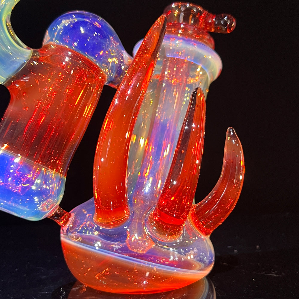 Space Cricket Double Bubbler Glass Pipe Space Cricket   