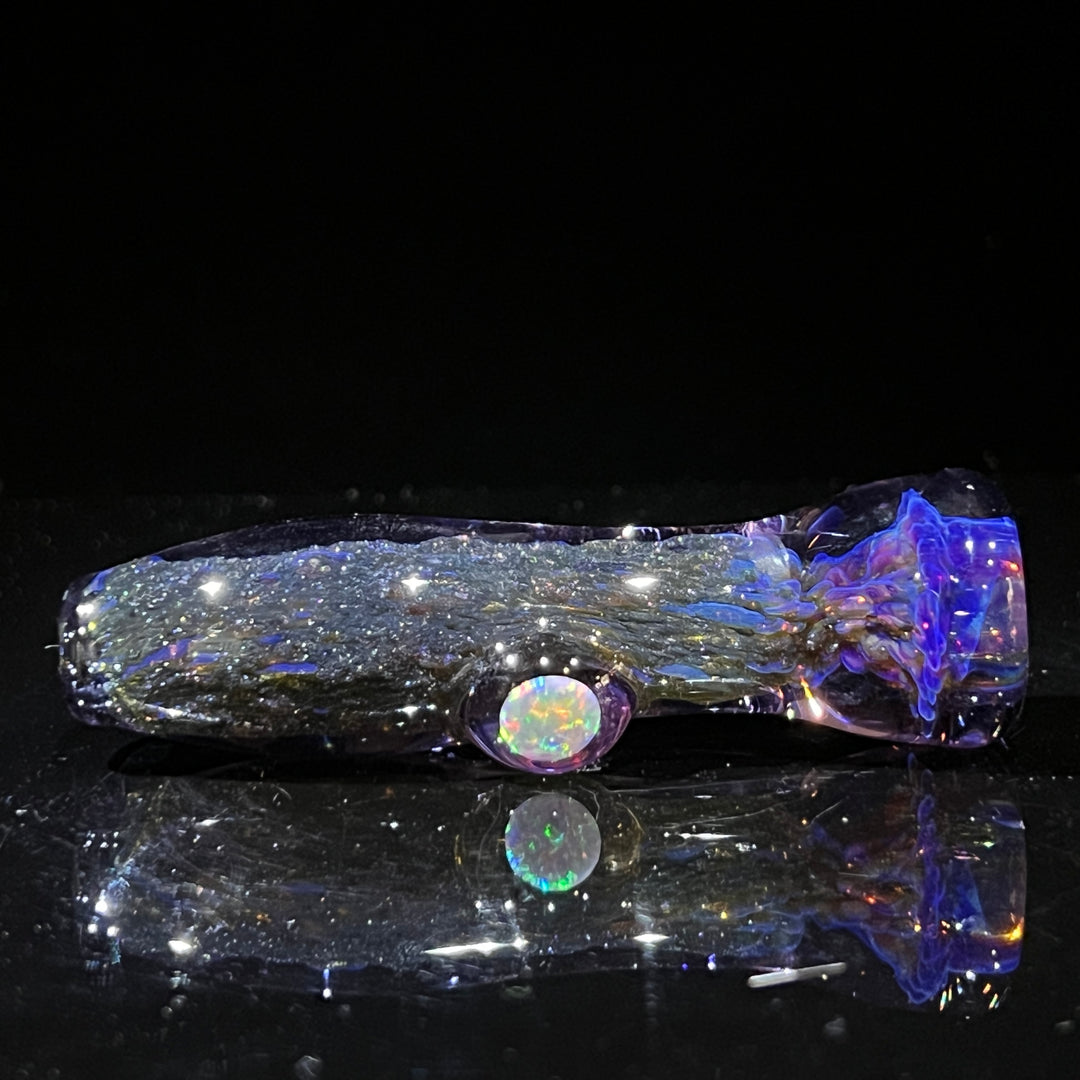 Black Plasma Opal Chillum Glass Pipe Tako Glass   