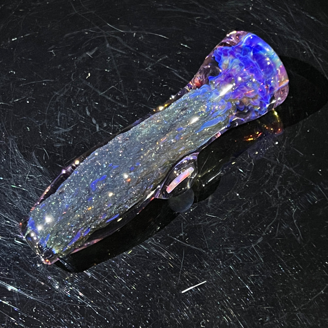 Black Plasma Opal Chillum Glass Pipe Tako Glass   