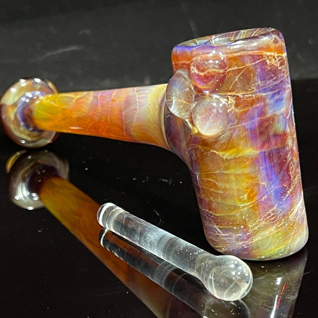 Purple Luster Hash Hammer Glass Pipe KOP Glass   