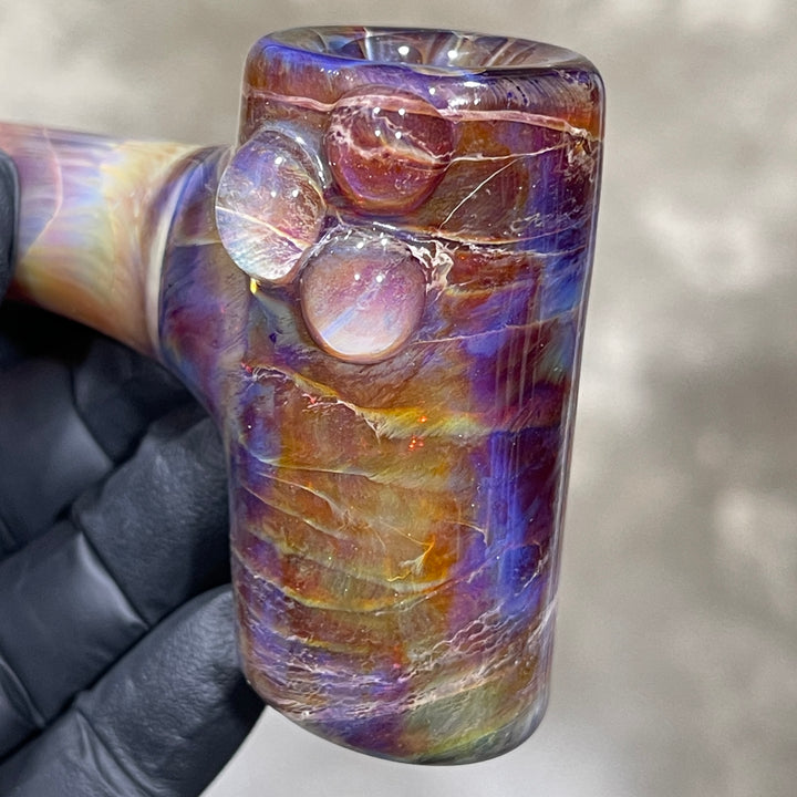 Purple Luster Hash Hammer Glass Pipe KOP Glass   
