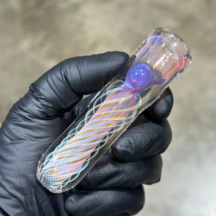 Thick Fume Chillum Glass Pipe Chuck Glass   