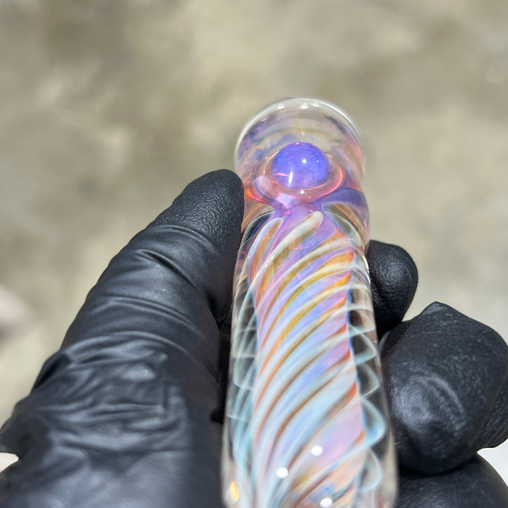 Thick Fume Chillum Glass Pipe Chuck Glass   