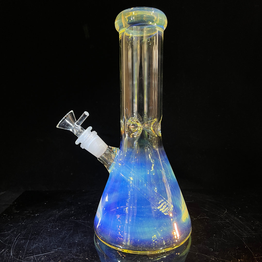 50 X 5 Fumed Beaker Bong 10" Glass Pipe TG   