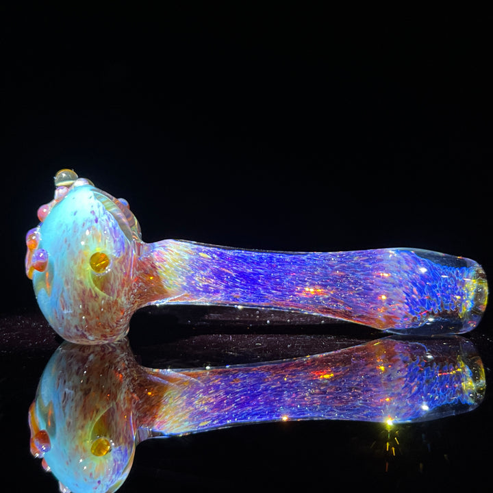 Purple Magic Frog Spoon Glass Pipe Beezy Glass   